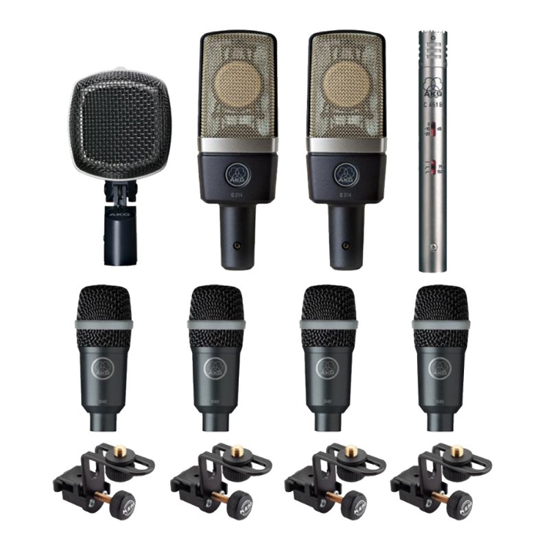 Akg Drum Set Premium Reference Drum Microphone SetReference Drum Microphone Set